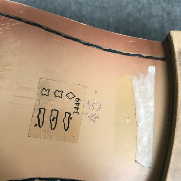 Eram Mens Brown Suede Chelsea Fashion Ankle Boots Pull On Round Toe EU 45 US 12 - Picture 9 of 9